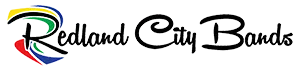 Redland City Bands - Logo White